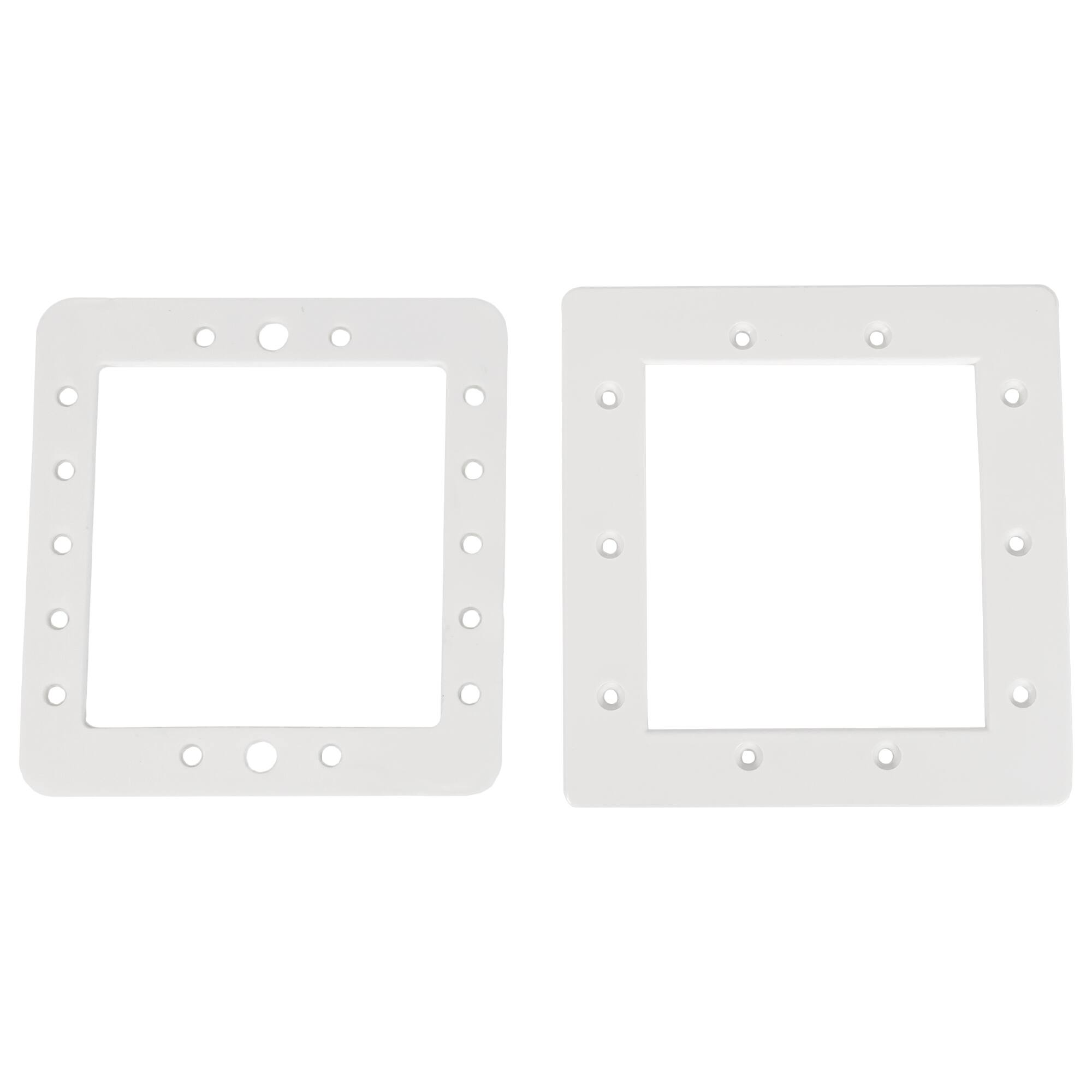 Swim Central 8.25" White Hydrotools Swimming Pool Skimmer Face Plate & Butterfly Gasket